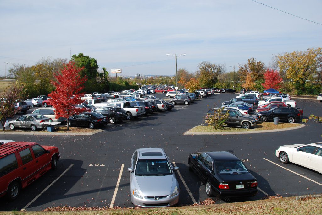 Main Event Parking Lot - LP Field Parking, Tennessee Titans Parking Lot