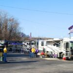 fans tailgating for Music City Bowl