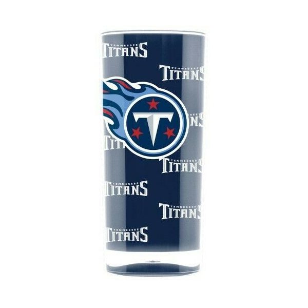 Tennessee Titans 16 ounce Square Acrylic Tumbler Glass - Main Event Parking  for Nissan Stadium
