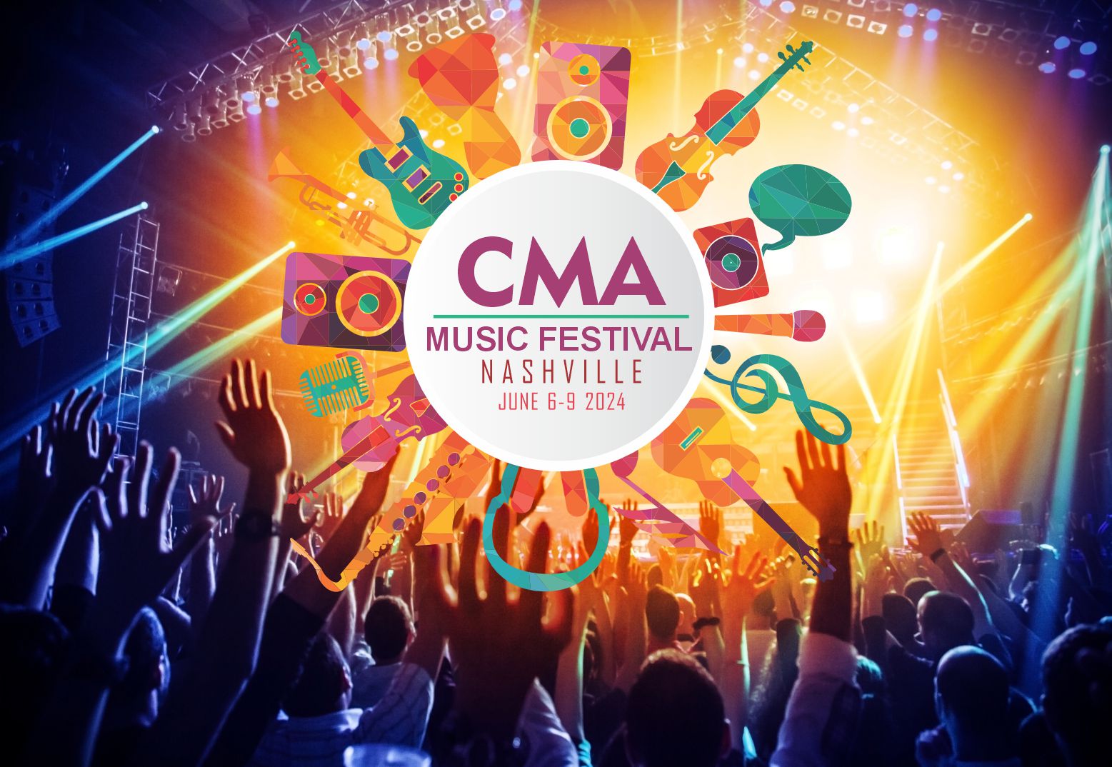 CMA Fest Music Festival Daily Parking Pass June 6, 2024 Main Event