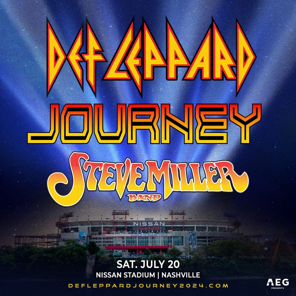 Def Leppard, Journey, Steve Miller Band Concert at Nissan Stadium Daily