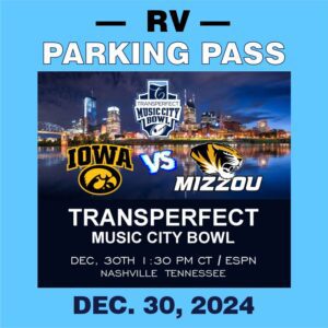 Music City Bowl RV - Main Event Parking