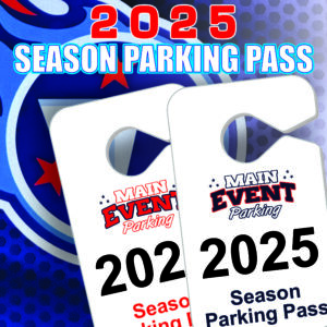 2025 Parking Pass Randy - Main Event Parking