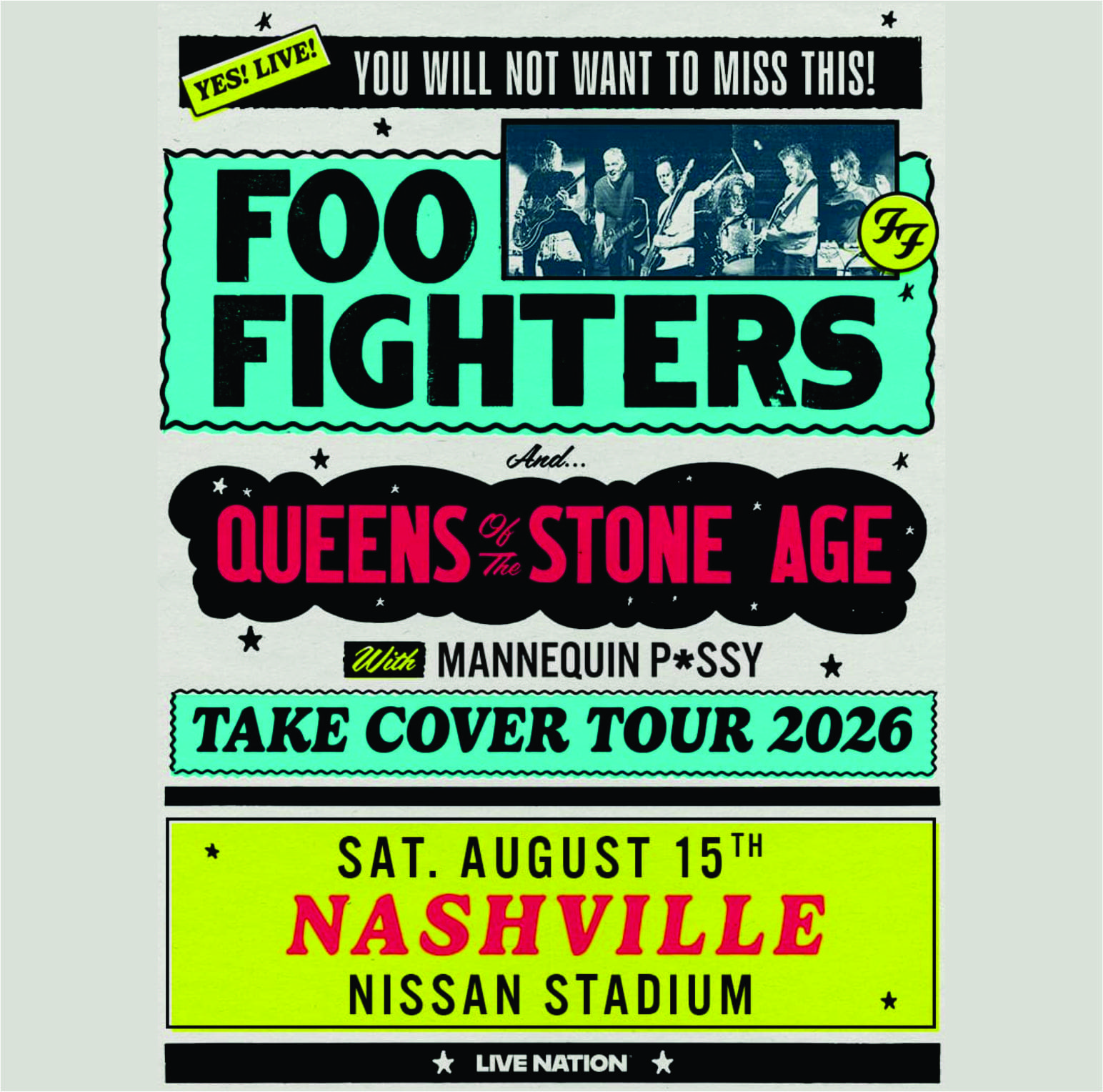 Foo Fighters ws Foo Fighters ws - Main Event Parking