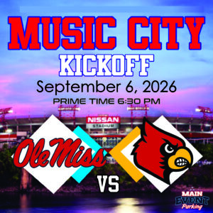 Music City Kick Off - Main Event Parking
